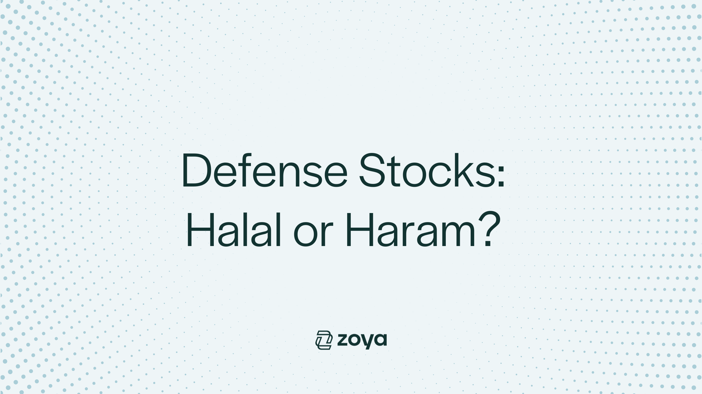 Are Defense Stocks Halal or Haram? A Comprehensive Guide