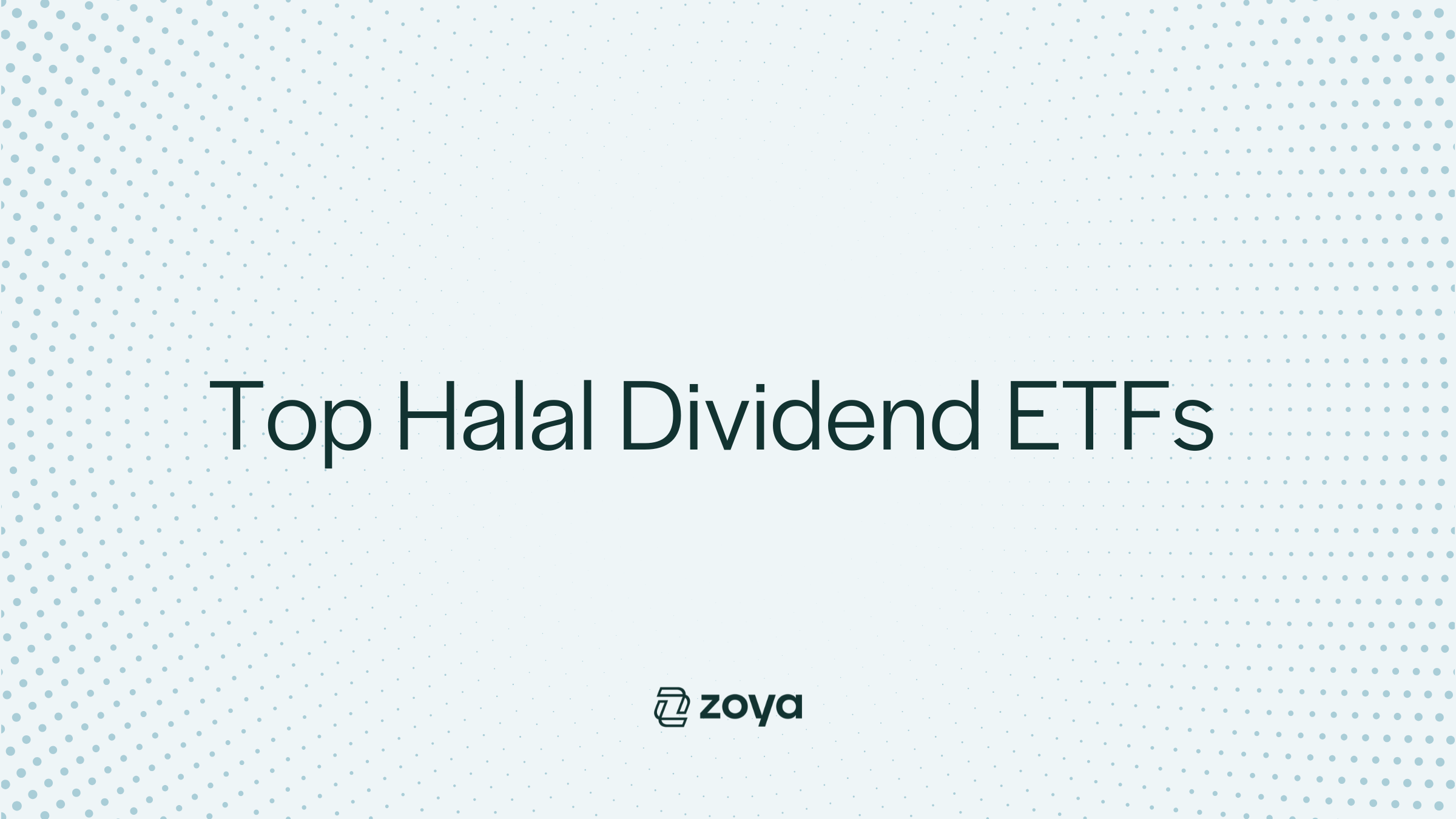 Top Halal Dividend ETFs in 2025